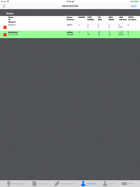 Screenshot #5 pour OSCam Viewer