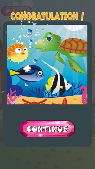 Puzzle Game Sea Ocean Cartoon screenshot 4