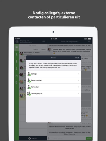 Alterdesk messenger screenshot 3