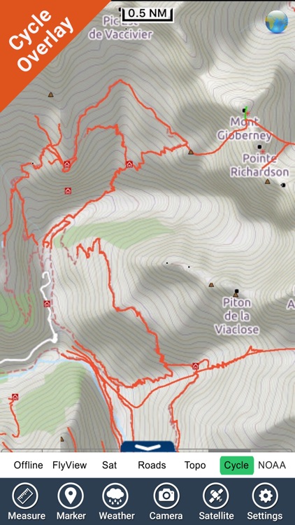 Ecrins National Park – GPS Map Navigator screenshot-2