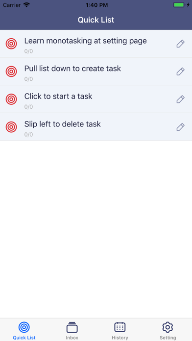 Screenshot #1 pour Monotasking