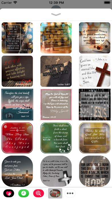 Screenshot #2 pour Bible Promises Cards Stickers