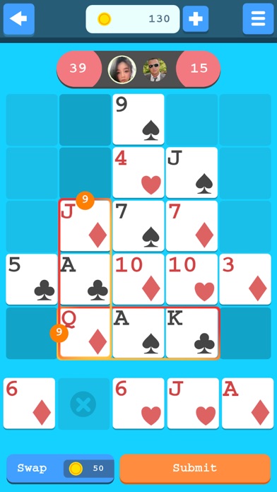 Blackjack Crossword Style - Crossjack screenshot 3