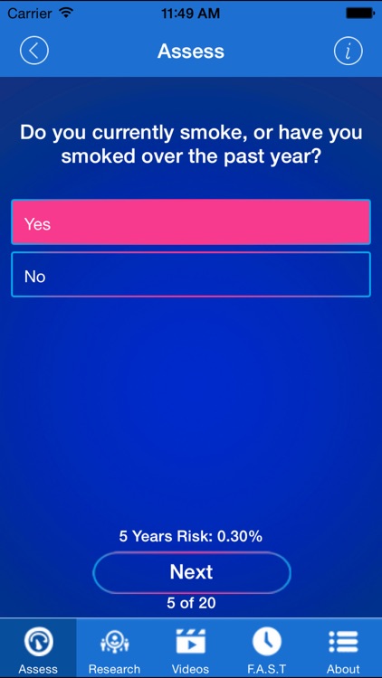 Stroke Riskometer