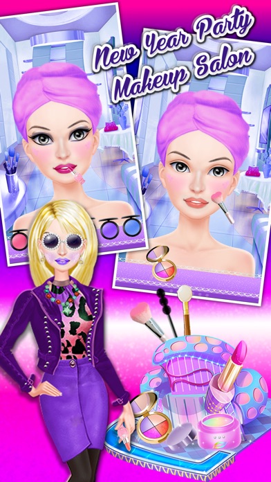 New Year Party Makeup Salon screenshot 3