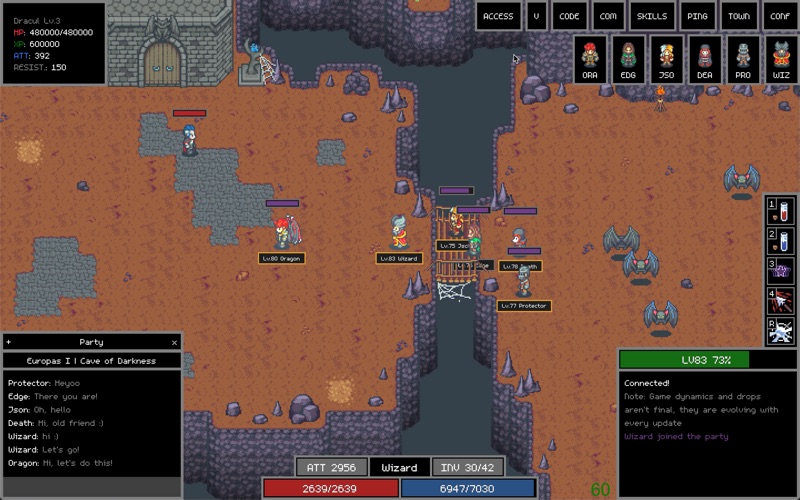 Screenshot #3 pour Adventure Land - CODE MMORPG