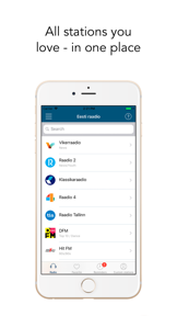 Eesti raadio - Estonian radio screenshot