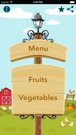 Game screenshot Fruits & Vegetables Flashcards mod apk