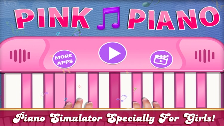 Girly Pink Piano Simulator