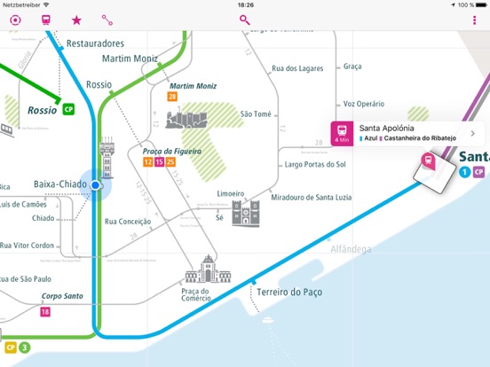 Screenshot #4 pour Lisbonne Rail Map Lite