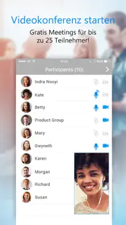 u meeting, webinar, messenger iphone bildschirmfoto 2