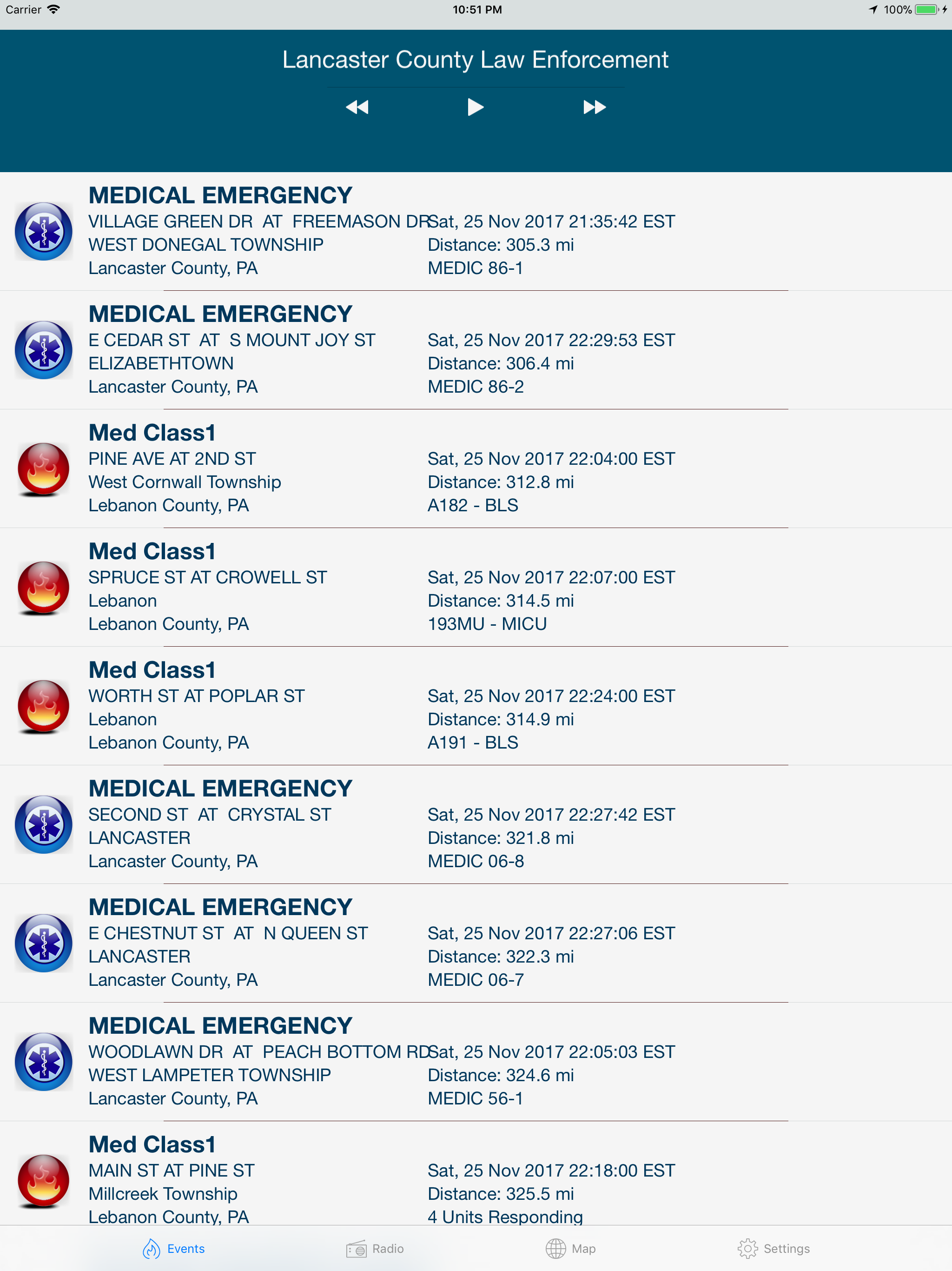 Seattle Emergency Radio screenshot 7