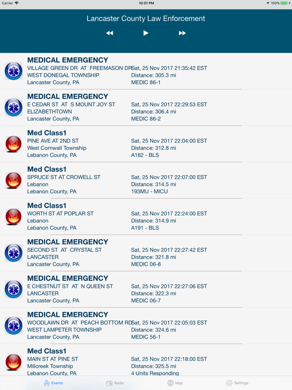 Screenshot #5 pour Seattle Emergency Radio