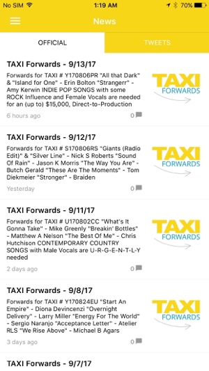 TAXI Independent A&R(圖2)-速報App