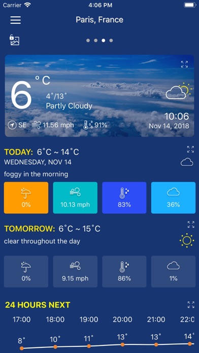 Accurate Weather forecast &map Screenshot