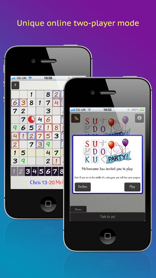 Sudoku Party (multiplayer/solo puzzles) - 1.40 - (iOS)
