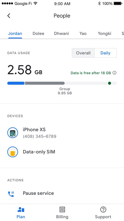 Google Fi screenshot-5