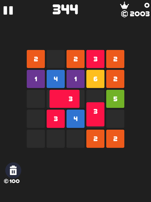Screenshot #4 pour Tetra Number Smash :Tap Puzzle