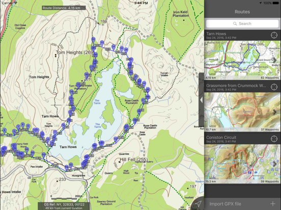 Screenshot #5 pour Lake District Maps Offline