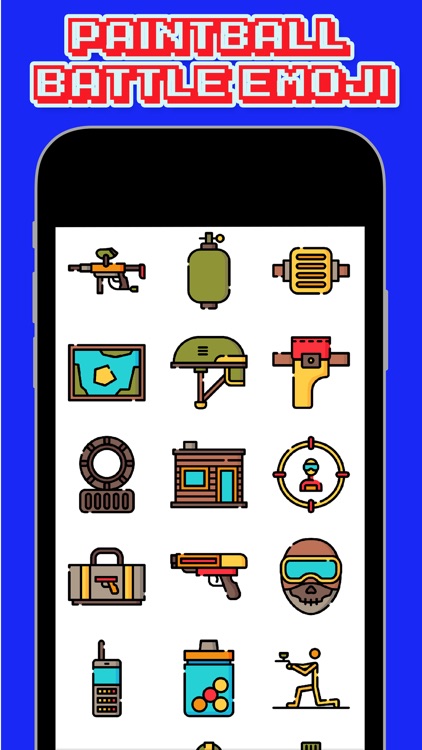 Paintball Battle Emoji