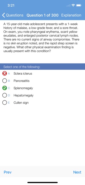PANCE/PANRE Practice Exam v1(圖3)-速報App