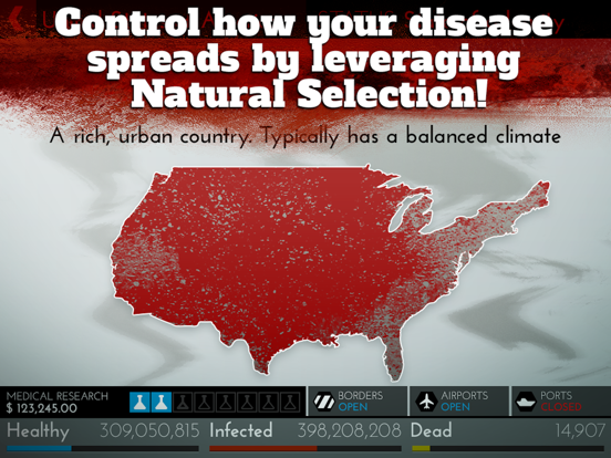 Infection Bio War iPad app afbeelding 3