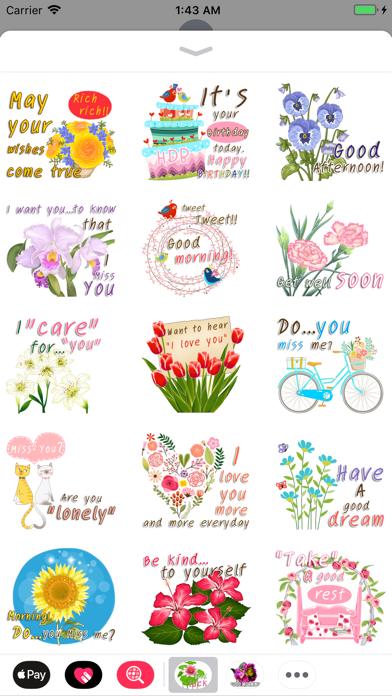 Flower In Life Stickers screenshot 2