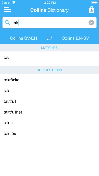 Collins English<>Swedish screenshot-3