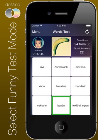 doMind HU - Hungarian Language Words Teacher screenshot 4