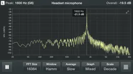 spectrum analyzer rta iphone screenshot 3