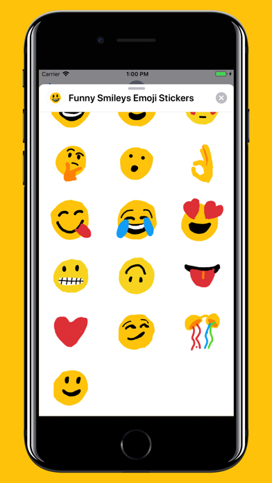 Drawn emoji Stickers for text screenshot 3