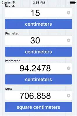 Game screenshot Easy Circle Calculator hack