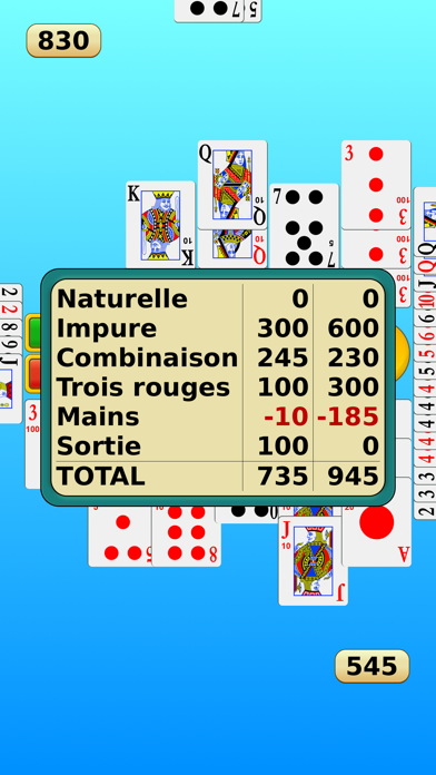 Screenshot #3 pour Canasta en ligne et hors ligne