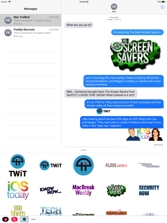 Screenshot #4 pour TWiT Stickers