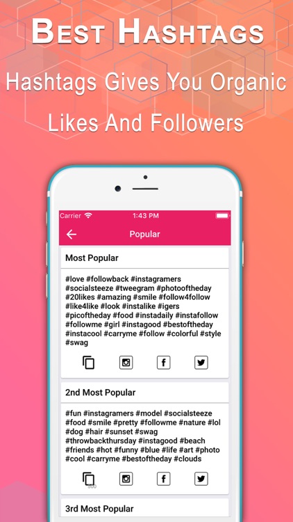 Hashtags for Likes, Followers screenshot-6