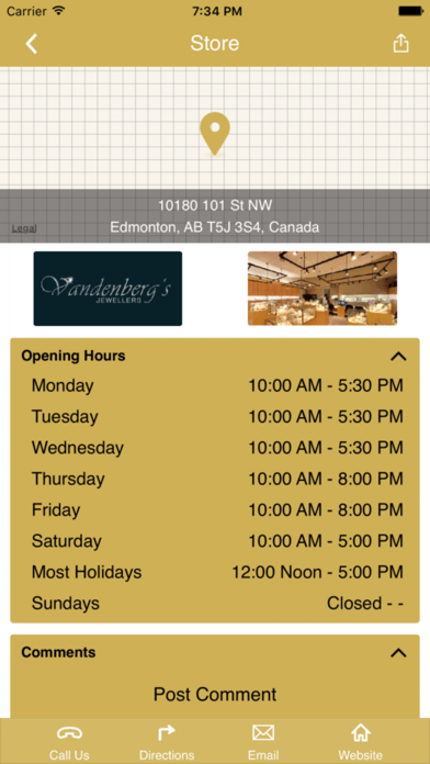 Vandenberg's Jewellers screenshot 3