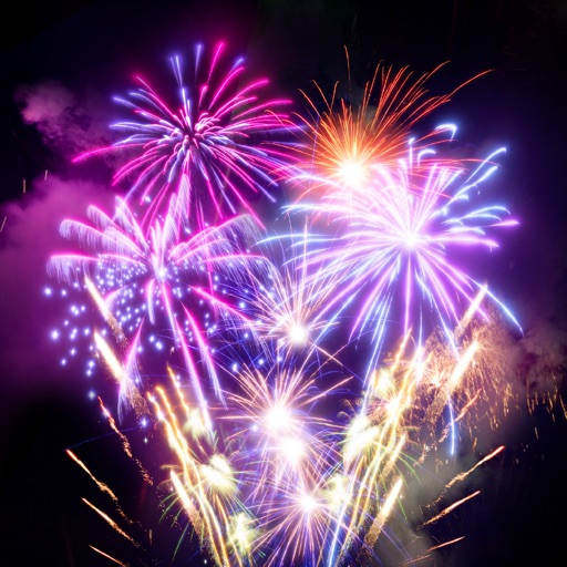 Animated Fireworks Sticker App icon