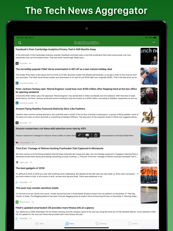 Screenshot #4 pour Tech News Tube