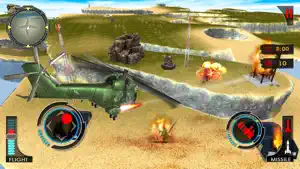 Gunship Robot Helicopter Fight screenshot #4 for iPhone