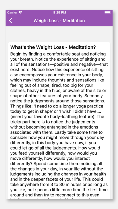 Waist Slimm Calming Meditation screenshot