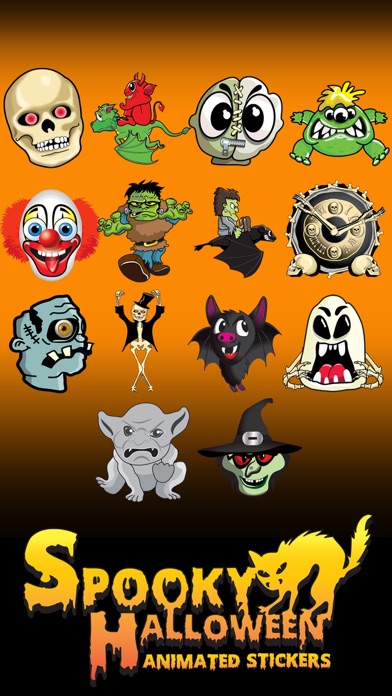 Spooky Halloween Stickers screenshot 4