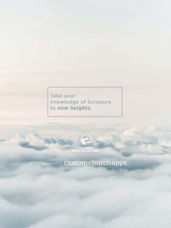 The Bible from 30,000 Feet