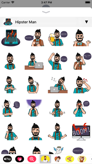 Hipster Sticker •(圖2)-速報App