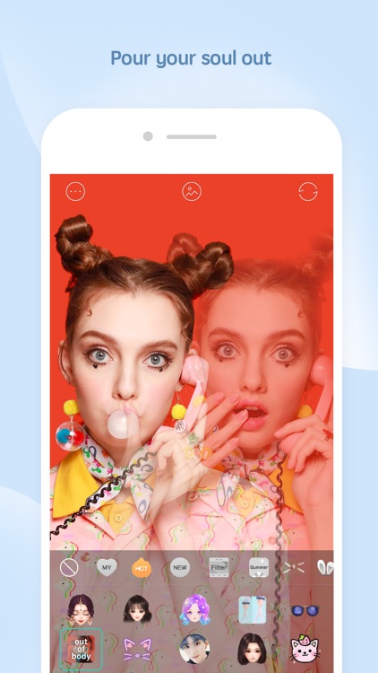 FaceU - Cute stickers camera
