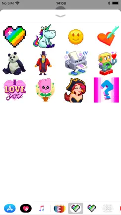 Color by Number Stickers iPhone image 2