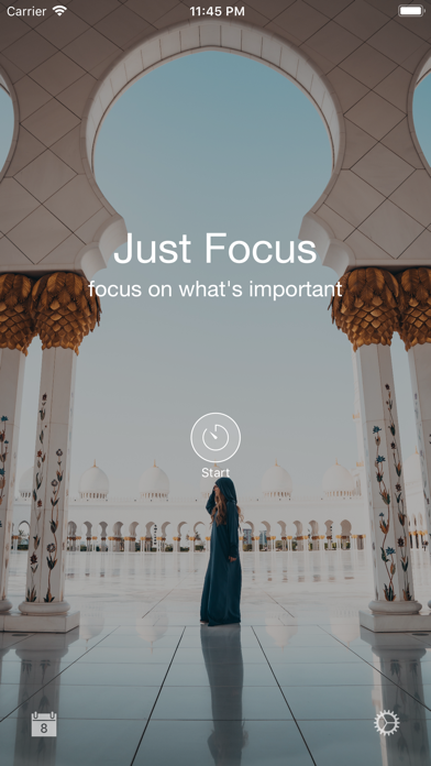 Screenshot #1 pour Just Focus - Focus Timer
