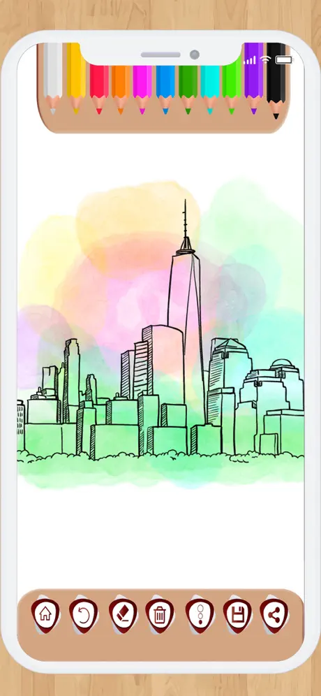 Draw and Color to make notes