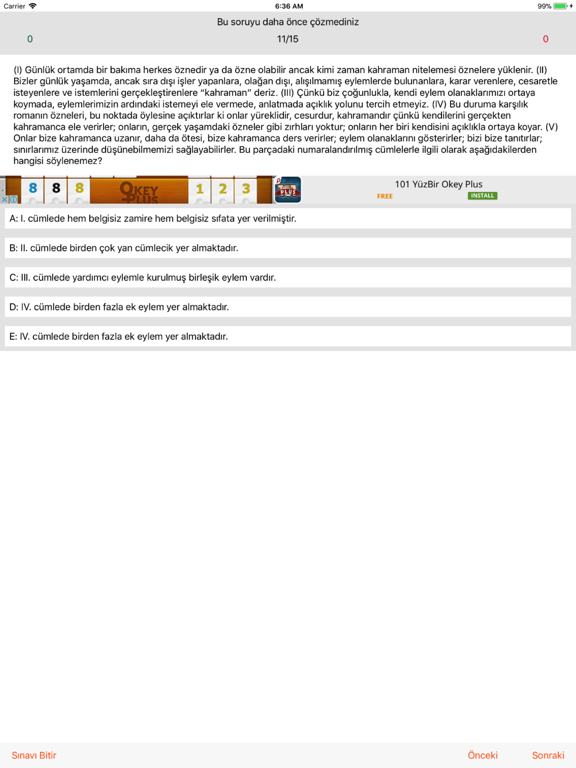 Screenshot #6 pour Ygs Hazırlık Cepte