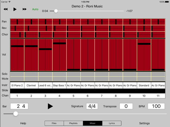 Screenshot #4 pour Sweet MIDI Player