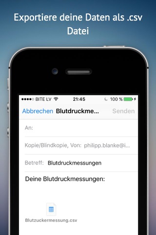 Blutdruck Tagebuch screenshot 3